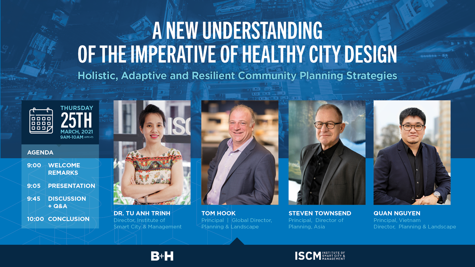 Hội Thảo Trực Tuyến “A New Understanding of the Imperative of Healthy City Design”